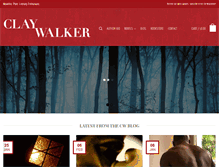 Tablet Screenshot of claywalkerbooks.com